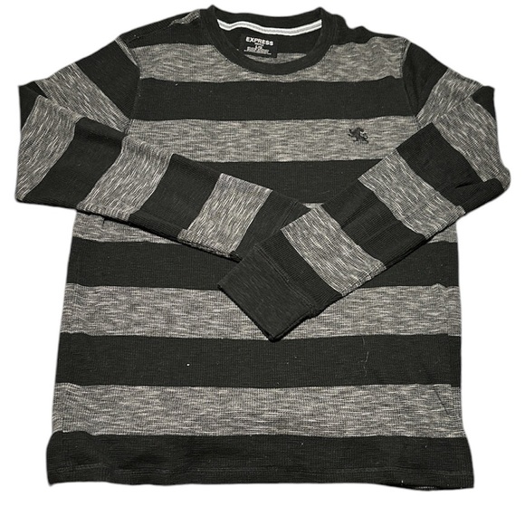 EXPRESS Waffle Long Sleeve Size  L - Picture 1 of 2